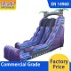 Purple Marble Dual Lane Inflatable Dry Slide