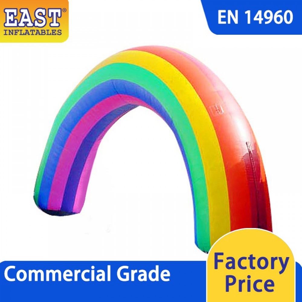 inflatable rainbow arch