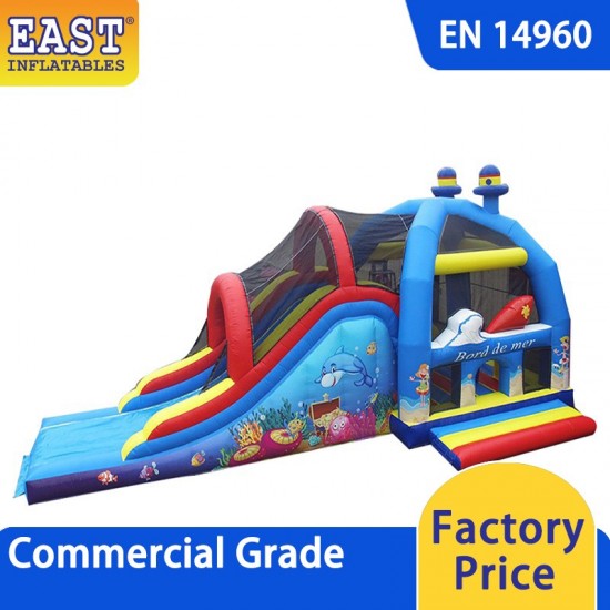 Sea Bouncy Castle With Slide