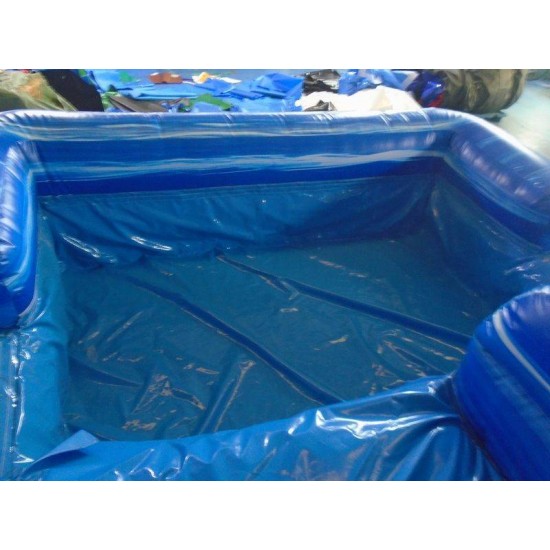 Big Blue Inflatable Water Slide