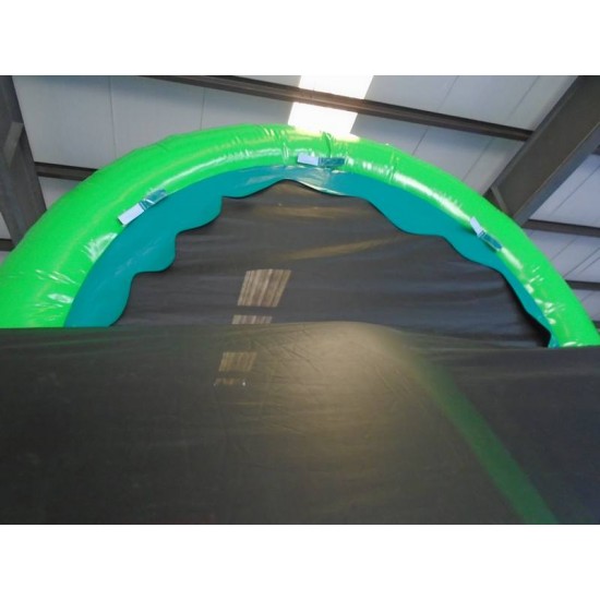 Green Inflatable Water Slide