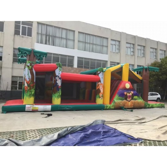 Jungle Inflatable Obstacle Course