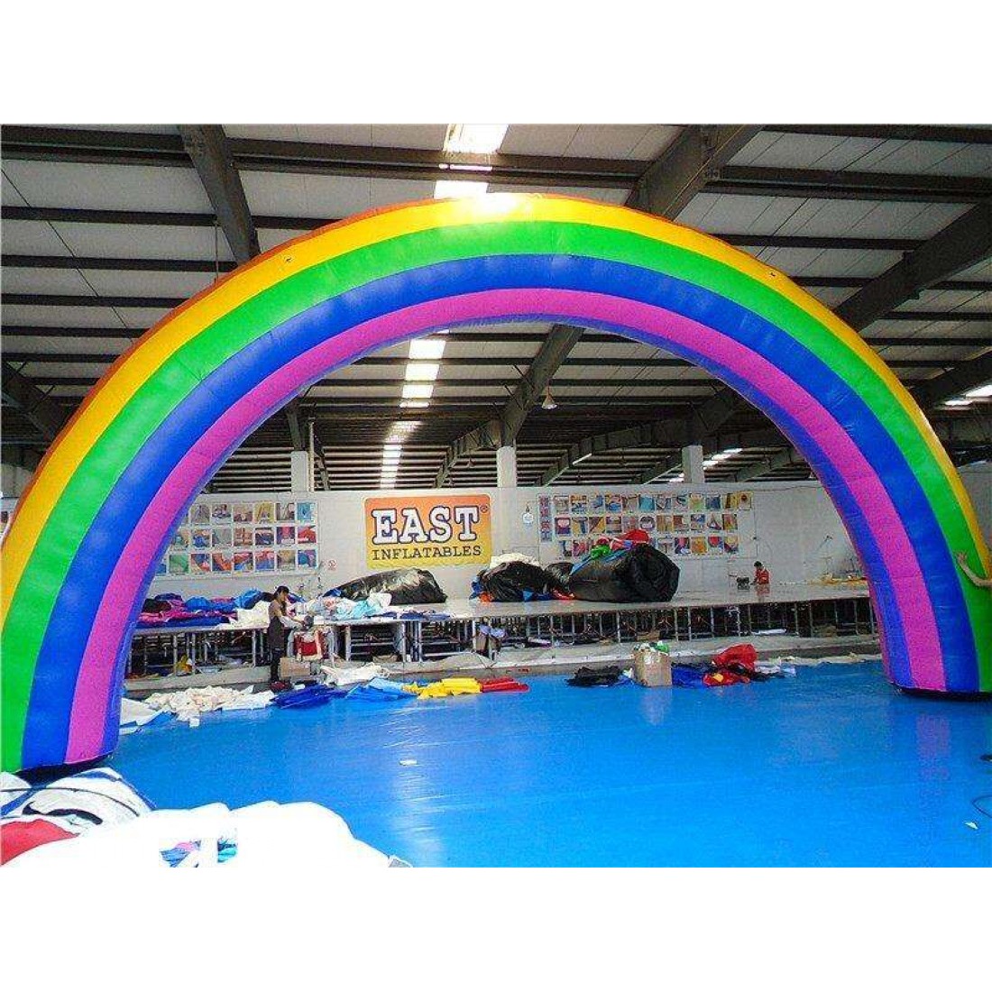 inflatable rainbow arch