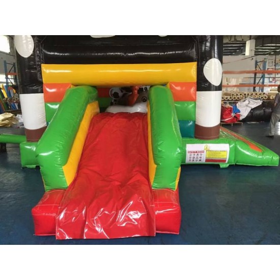 Cow Inflatable Bouncy Castle With Slide