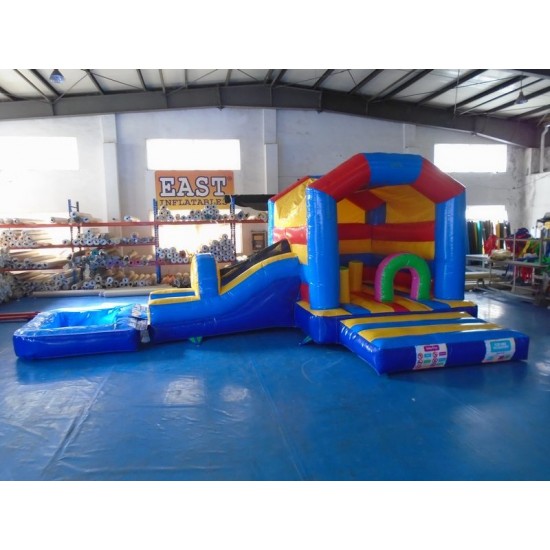 Beach Bouncy Castle With Slide